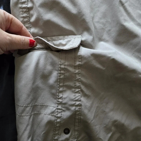 Iron Clothing Men's Hybrid Cargo Shorts 2 Black & 2 Beige Khaki Sz 34 - Picture 6 of 11